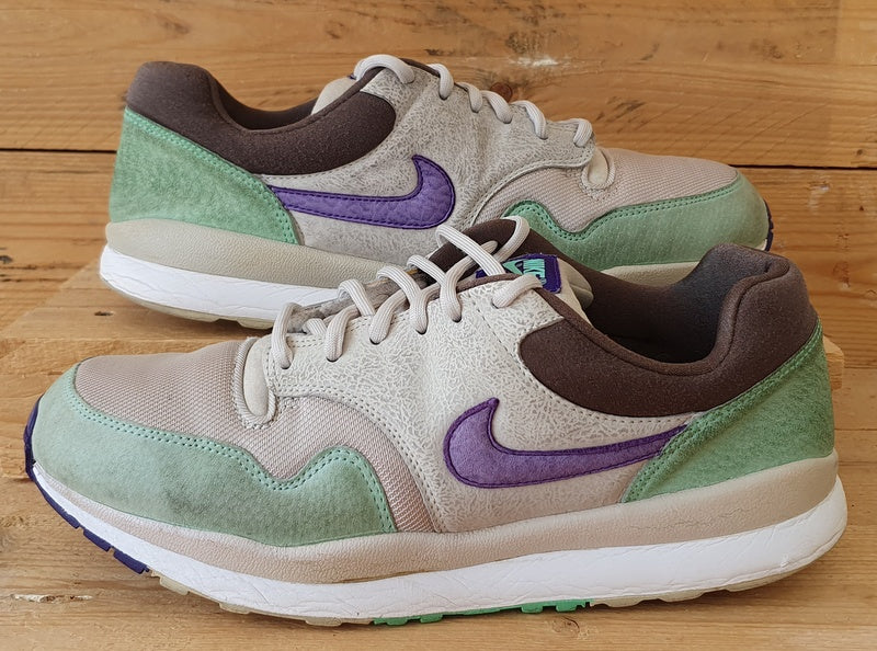 Nike Air Safari Low Suede Trainers UK10 US11 EU45 371740 053 Grey Green Glow VintageTrainers