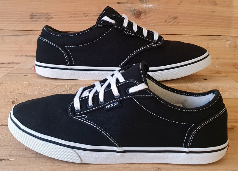 Black and white van shoes best sale