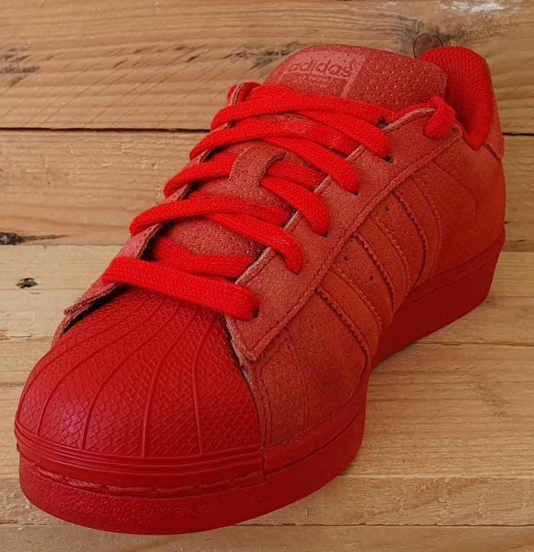 Adidas Superstar RT Low Suede Trainers UK4/US4.5/EU36.5 S79475 Triple Red
