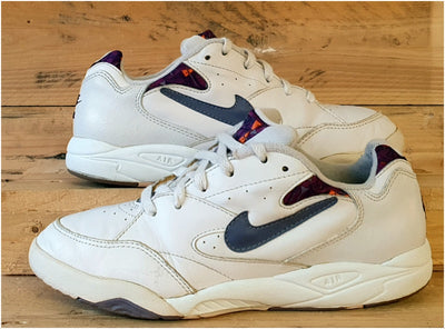 Nike Air Low Leather Trainers UK6/US8.5/EU40 171040-152 White/Purple/Pattern