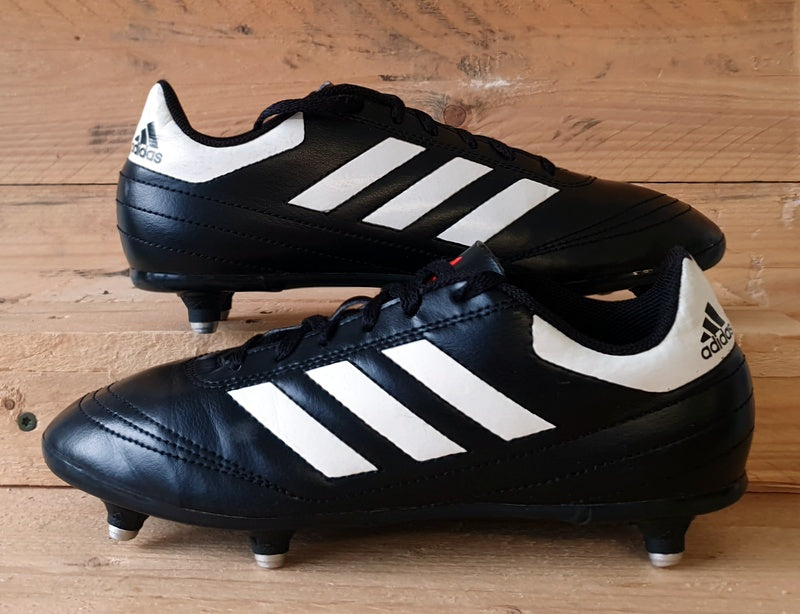 Adidas football boots black and white on sale