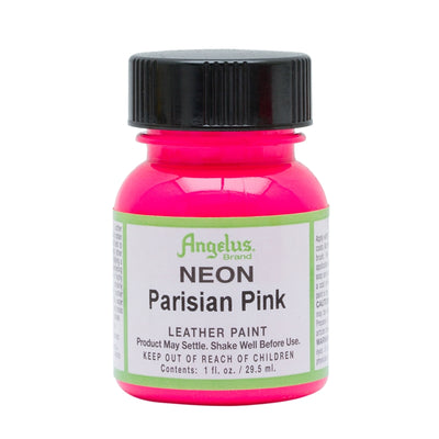 Angelus Neon Acrylic Leather Paint Parisian Pink 1fl oz / 30ml Custom Sneakers
