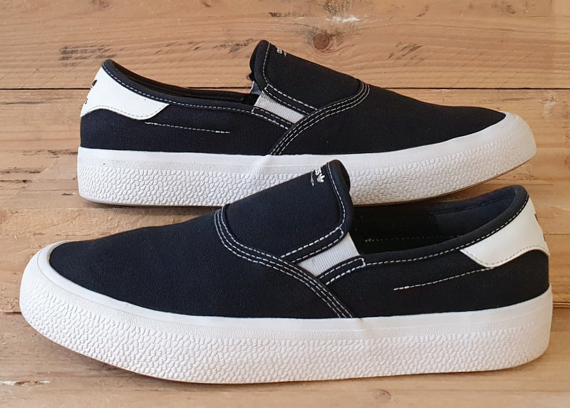 Black adidas slip on best sale