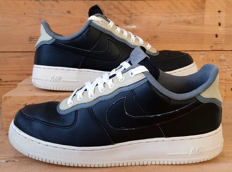 Black air forces low top best sale