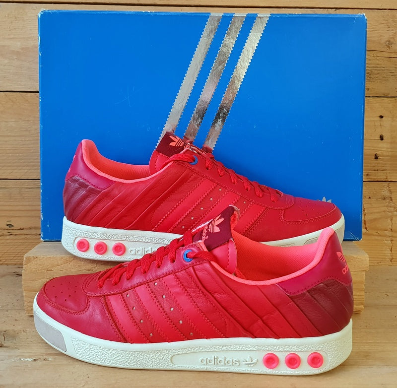 Adidas Originals Consortium Low Leather Trainers UK10 US10.5 E44.5 G03146 Red