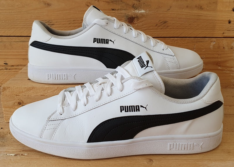 Puma leather low top trainers best sale