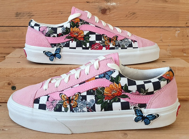 Vans Off The Wall Trainers UK5 US7.5 EU38 721278 Rosebloom Floral Checkerboard