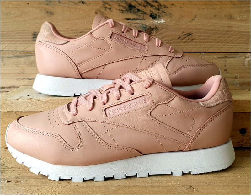 Reebok Classic Rose Low Leather Trainers UK5 US7.5 EU38 BD1181 Pink White VintageTrainers