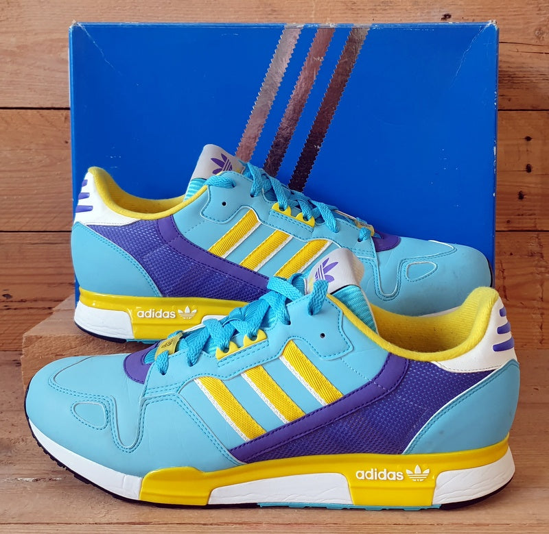 Adidas ZX 800 Footpatrol Low Trainers UK10.5 US11 EU45 361054 Aqua Shock Yellow