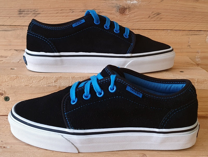 Vans Old Skool Low Suede Trainers T375 Black/Blue