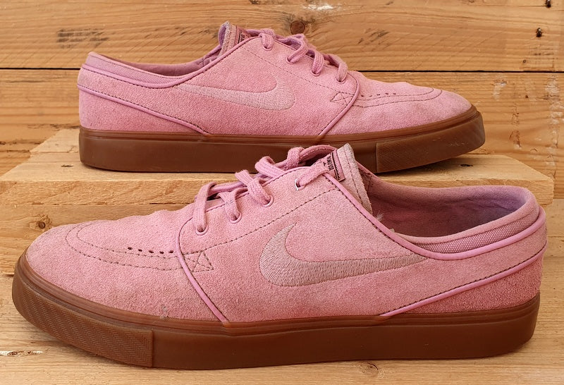 Nike Zoom Stefan Janoski Low Suede Trainers 333824 604 Pink Gum UK8 US9 EU42.5 VintageTrainers