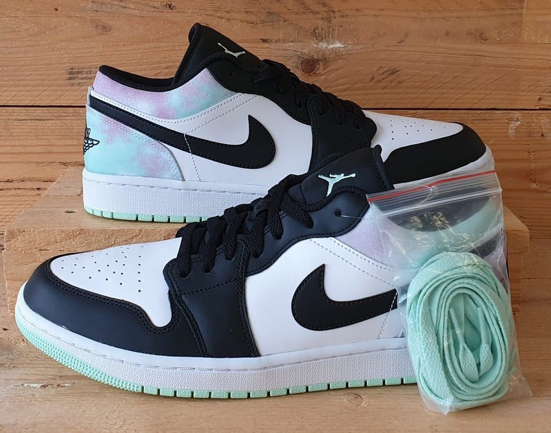 Nike Air Jordan 1 Tie Dye Leather Trainers UK10 US11 EU45 DM1199 100 Black White