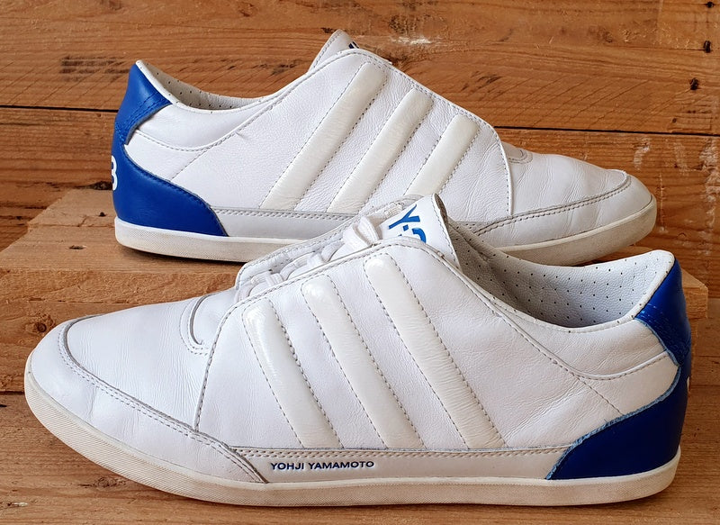 Adidas Y 3 Yohji Yamamoto Low Leather Trainers UK8.5 US9 EU42.5 034366 White