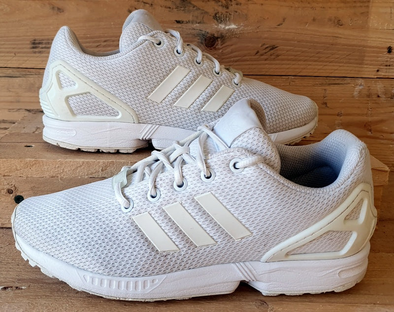 Athletic Shoes Triple White Zx Flux Adidas Shoe Adidas Flux White