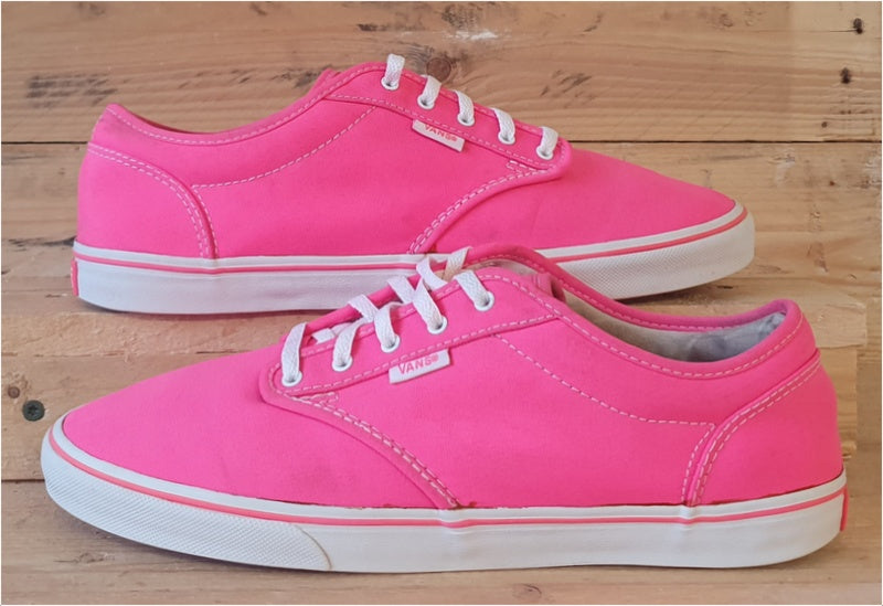 Vans Off The Wall Low Canvas Trainers UK6.5 US9 EU40 TB4R Pink White