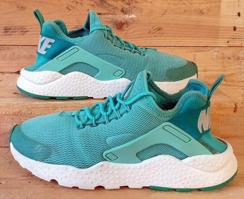 Nike Air Huarache Textile Trainers UK6 US8.5 EU40 819151 300 Hyper Turquoise VintageTrainers