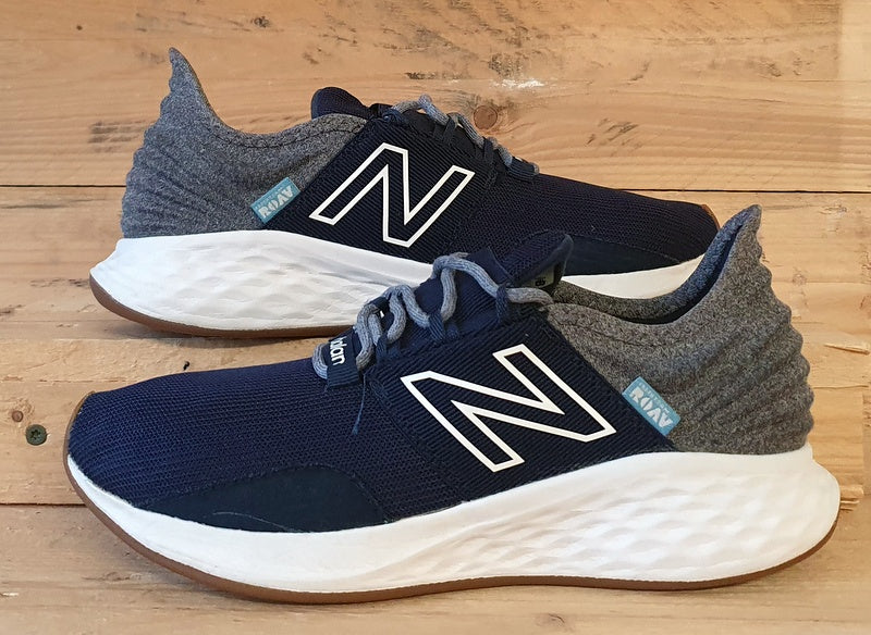 New Balance Gero Low Textile Trainers UK5 US5.5 E38 GEROVTB Navy Blue Grey White VintageTrainers