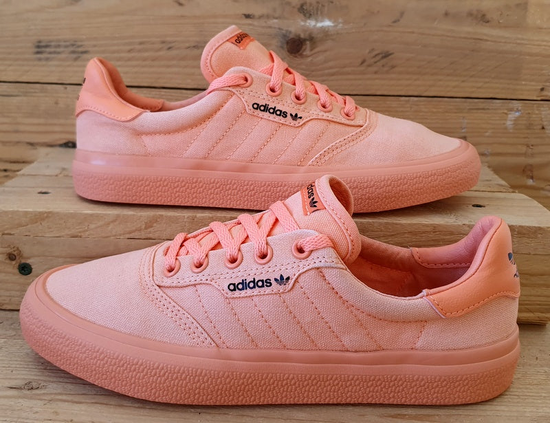 Adidas 3MC Vulc Low Canvas Trainers UK6 US6.5 EU39 DB3108 Chalk Coral