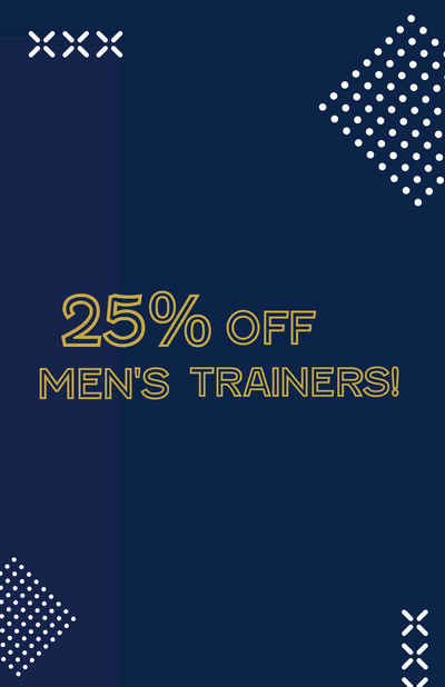 25% off Men's Trainers