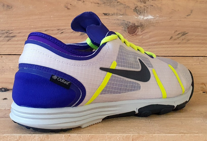 Nike Lunar Element Low Textile Trainers UK5/US7.5/E38.5 615743-100 White/Purple 