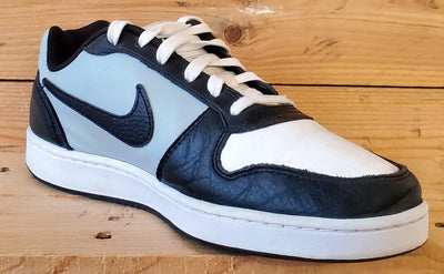 Nike Ebernon Premium Leather Trainers UK7.5/US8.5/EU42 AQ1774-102 Black/White