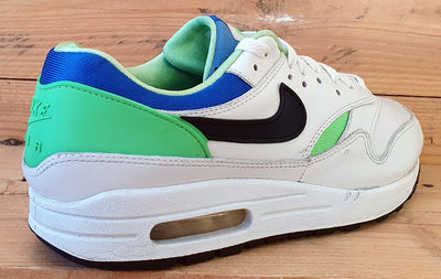 Nike Air Max 1 DNA CH Low Leather Trainers UK8/US9/EU42.5 AR3863-100 Green Royal