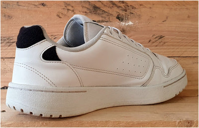 Adidas Originals NY 90 Low Leather Trainers UK7/US7.5/EU40.5 FZ2251 White/Black