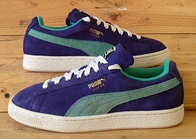 Puma Suede Classic Low Suede Trainers UK4/US6.5/EU37 355462 08 Blue/Turquoise