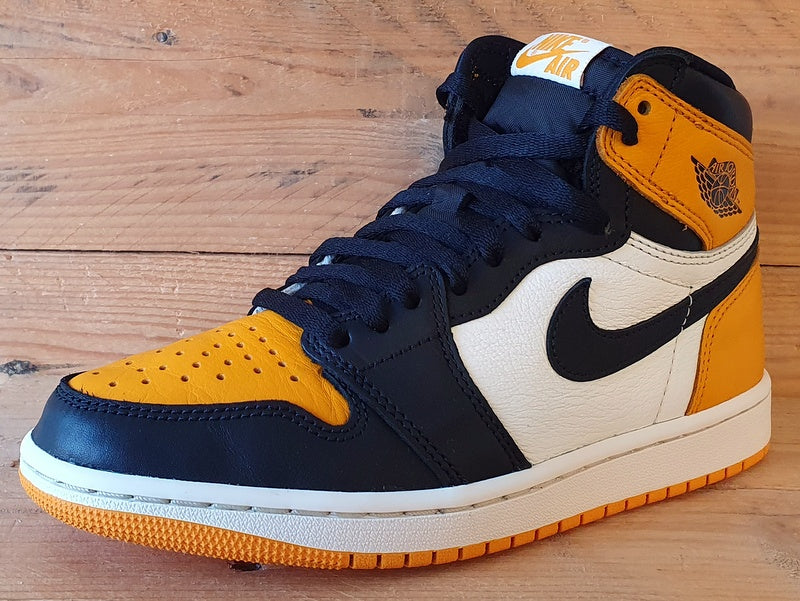 Nike Air Jordan 1 Retro High OG Trainers UK5.5/US8/EU38.5 555088-711 Yellow Toe