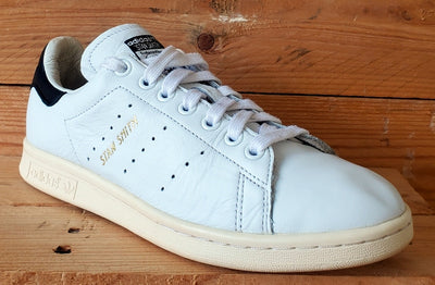 Adidas Stan Smith Low Leather Trainers UK6/US6.5/EU39 S75076 White/Black/Gold
