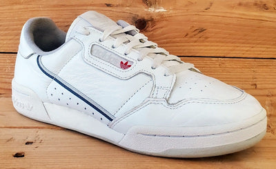 Adidas Continental 80 Low Leather Trainers UK6.5/US7/EU40 EE5342 White/Grey