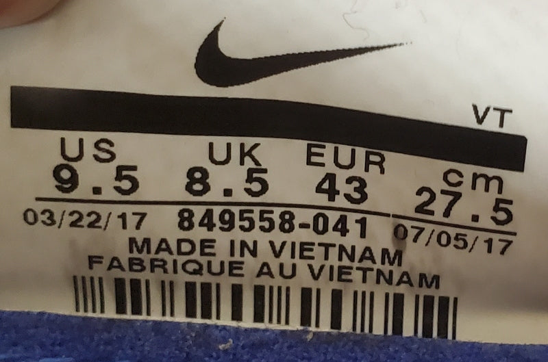 Nike Air Vapormax Low Flyknit Trainers UK8.5/US9.5/EU43 849558-041 Oreo