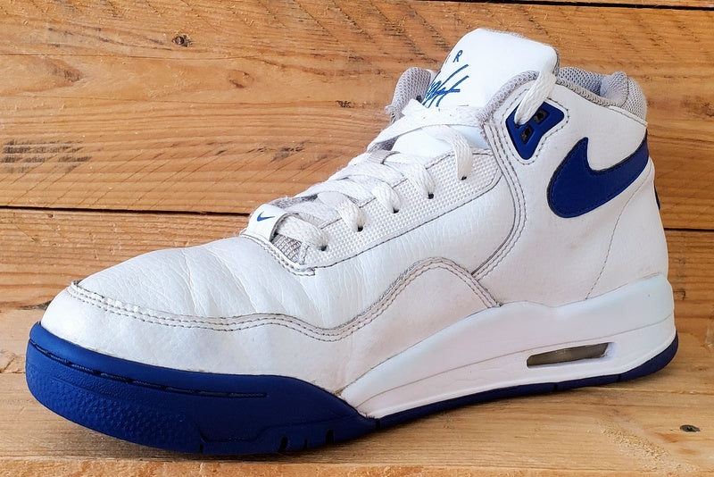 Nike Flight Legacy Mid Leather Trainers UK8.5/US9.5/EU43 BQ4212-103 White/Blue