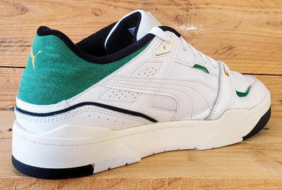 Puma Slipstream Bball Low Leather Trainers UK8/US9/EU42 393266-01 White/Green
