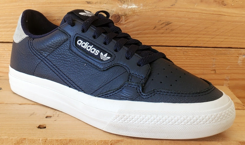 Adidas Continental Vulc Low Leather Trainers UK9/US9.5/EU43 EG4590 Navy/White