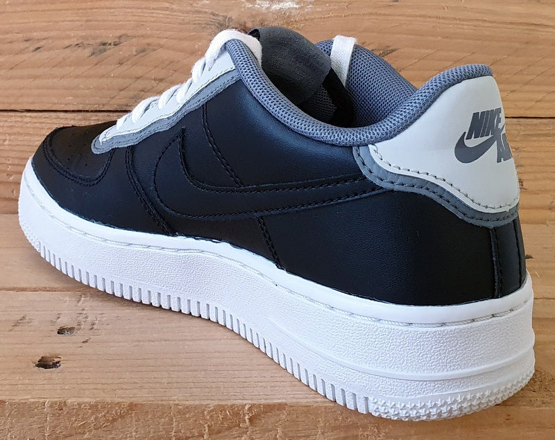 Nike Air Force 1 LV8 Leather Trainers UK4/US4.5Y/EU36.5 BV1084-001 Double Black