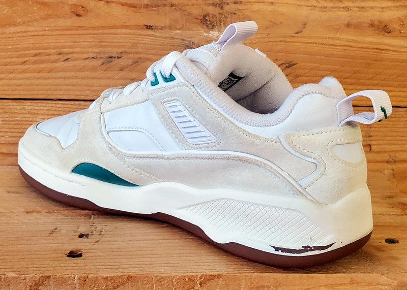 Fila Corda Low Leather/Suede Trainers UK4.5/US7/EU38 5TM02042-160 White/Green