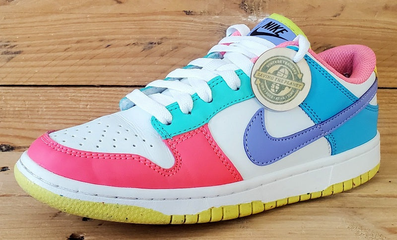 Nike Dunk Easter Candy Leather Trainers UK4/US6.5/EU37.5 DD1872-100 White/Multi
