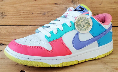 Nike Dunk Easter Candy Leather Trainers UK4/US6.5/EU37.5 DD1872-100 White/Multi