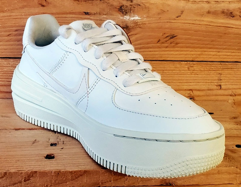 Nike Air Force 1 PLT.AF.ORM Low Leather Trainers UK5/US7.5/E38.5 DJ9946-104 Sail