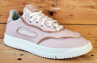 Adidas SC Premiere Low Leather Trainers UK5.5/US6/EU38.5 EH1093 Raw White/Pink