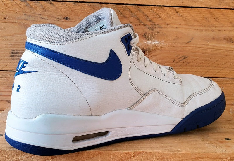 Nike Flight Legacy Mid Leather Trainers UK8.5/US9.5/EU43 BQ4212-103 White/Blue