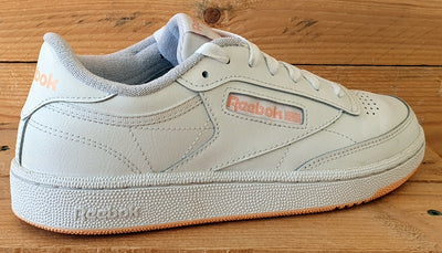 Reebok Club C 85 Low Leather Trainers UK5/US7.5/EU38  GZ979 White/Peach