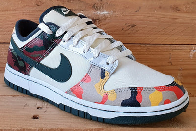 Nike Dunk Low SE Textile Trainers UK7/US8/EU41 DH0957-100 Sail Multi Camo