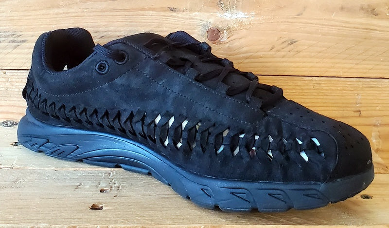 Nike Mayfly Woven Low Suede Trainers UK10/US11/EU45 833132-003 Triple Black
