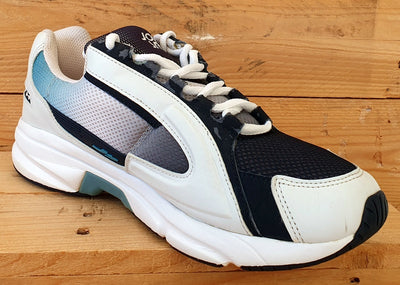 John Smith Running Low Textile Trainers UK10/US11/EU45 HK-SS03 White/Black/Blue