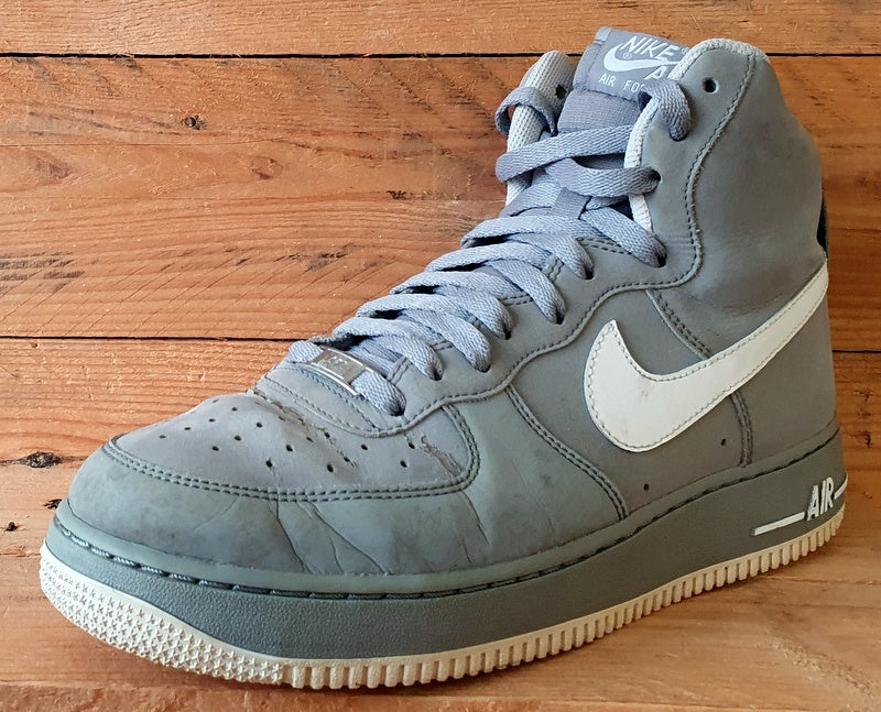 Nike Air Force 1 Mid Suede Trainers UK8/US9/EU42.5 315121-002 Grey/White