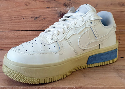 Nike Air Force 1 Fontanka Leather Trainers UK4.5/US7/E38 DH1290-102 Coconut Milk