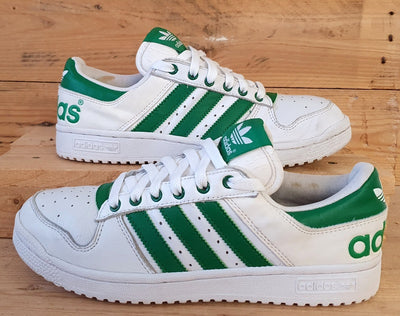 Adidas Pro Low Leather Trainers UK7.5/US8/EU41 G44228 White/Green