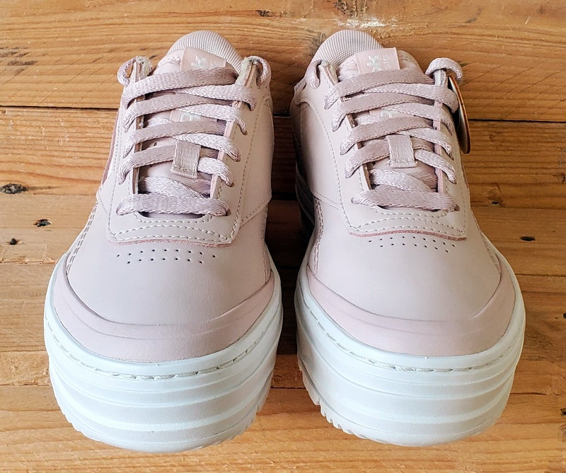 Reebok Club C Double Geo Low Leather Trainers UK3.5/US6/EU36.5 H69145 Pink